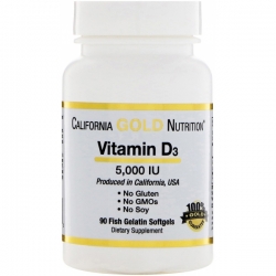 Vitamin D3 125 мкг (5000 IU) (срок 31.01.24)